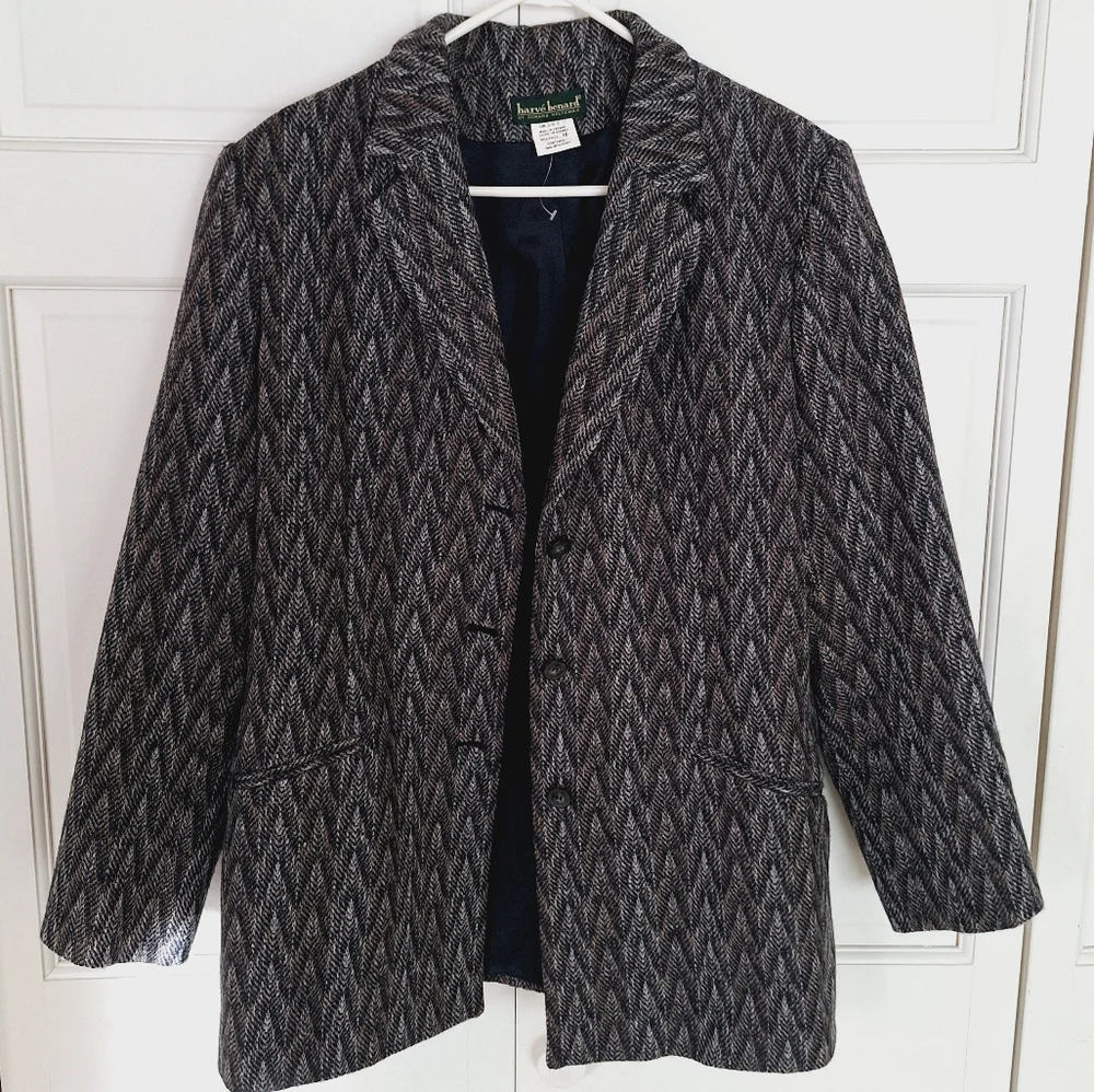 Harvé Benard wool button-down jacket - Picture 2 of 8